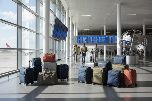luggage at airport 